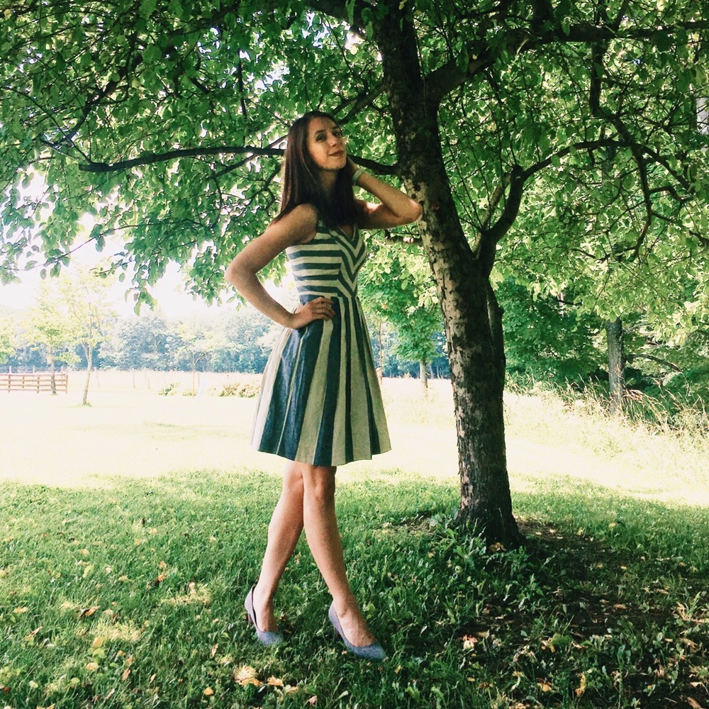 Antonio Melani striped dress